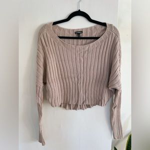 Express cropped sweater